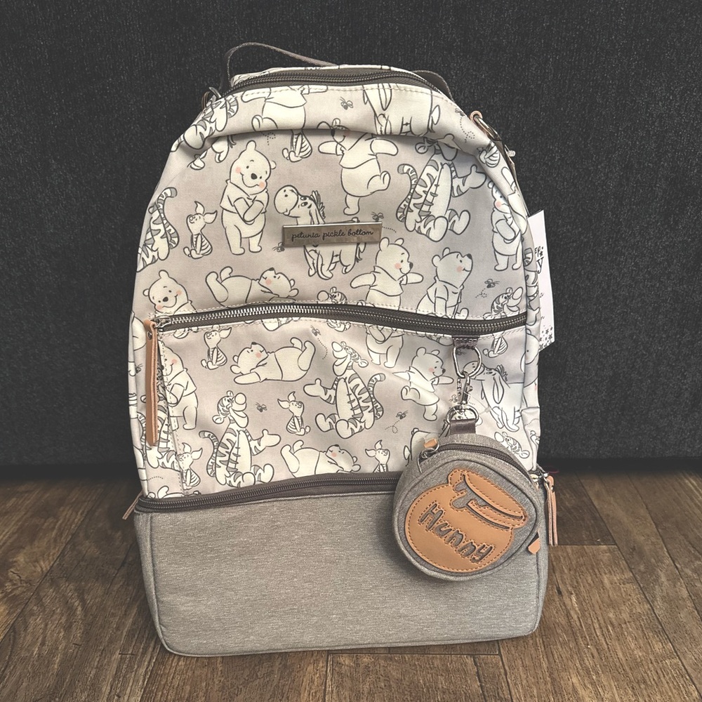 NEW WITH TAG!!! Winnie the Pooh Petunia Pickle Bottom Axis Backpack!